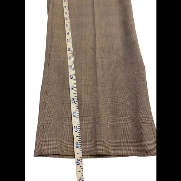 Lauren Ralph Lauren Crosshatch Flat Front Dress Pants - Picture 7 of 8